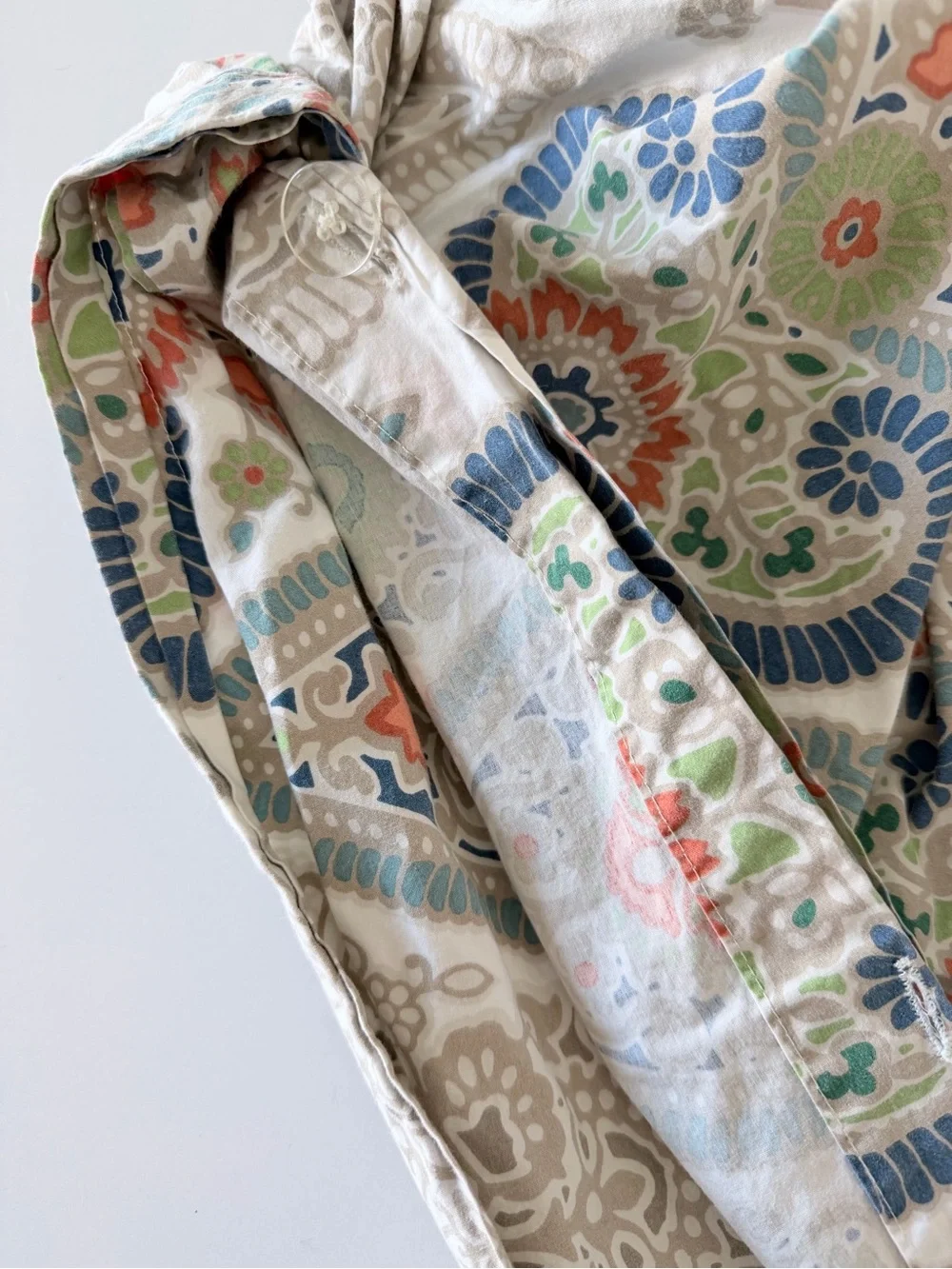 Pottery Barn Gisela Paisley Medallion Duvet Cover - Full/Queen